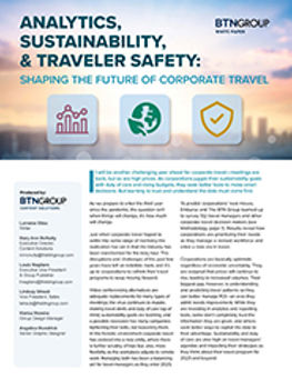 Analytics, Sustainability & Traveler Safety: Shaping the Future of Corporate Travel
